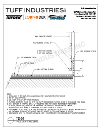 TD-01-TypicalDeckWall(1) TD-01-Typical Deck to Wall