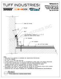 TD-03C-WallFlashingOnExistingSiding TD-03-C-Wall Flashing on Existing Siding