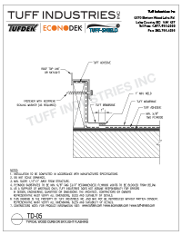TD-05-WoodCurbOrSkylightFlashing TD-05-Wood Curb or Skylight Flashing