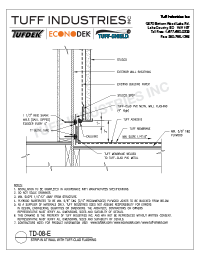 TD-08E-StripInAtWallTuffCladFlashing TD-08E-Strip In At Wall Tuff Clad Flashing