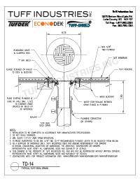 TD-14-TuffSealDeckDrain TD-14-Tuff-Seal Deck Drain