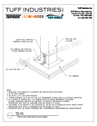 TD-15-Post WrapDetailsFieldFormedModel TD-15- Post Wrap Detail Field Formed Model (1)
