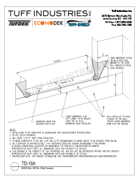 TD-16A-DoorSillDetail TD-16-A Door Sill Detail Field Formed