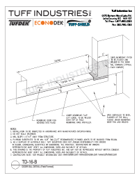 TD-16B-DoorSillDetails TD-16-B Door Sill Detail Field Formed
