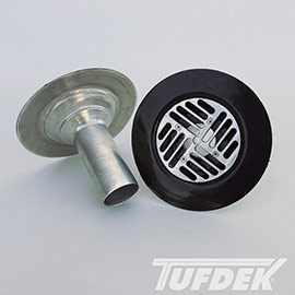 tuff-seal_pvccoated_drains Tuff-Seal PVC Coated Vinyl Deck Drains