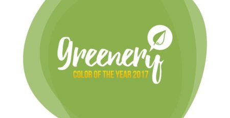 “Greenery” color of the year 2017 logo