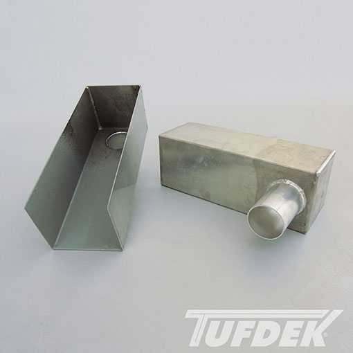 Aluminum Box Scupper for Tufdek PVC membrane installation
