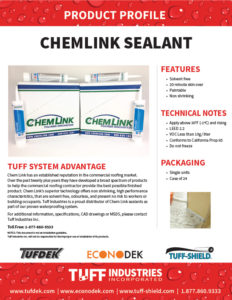 Chemlink Sealant Product profile sheet