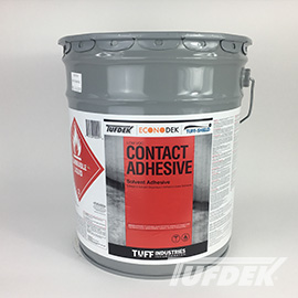 Low VOC Contact Adhesive for Vinyl Decking Installation