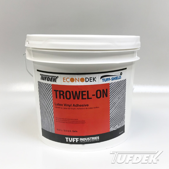 Trowel-On Latex Vinyl Adhesive Bucket