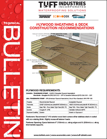 Plywood Specifications Bulletin
