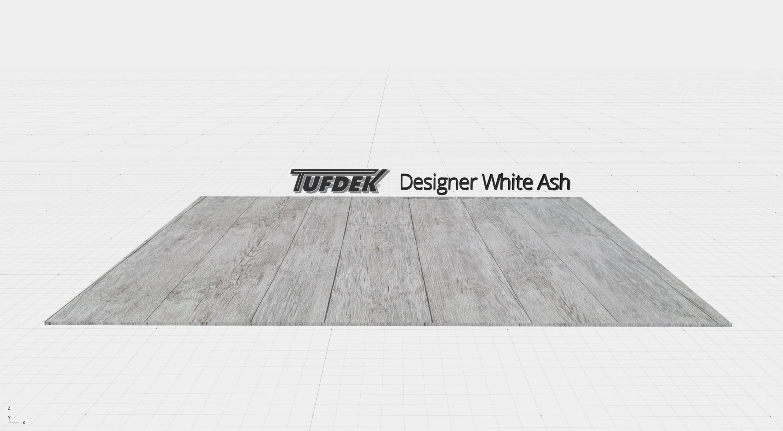 Tufdek Designer White Ash AR vinyl sample
