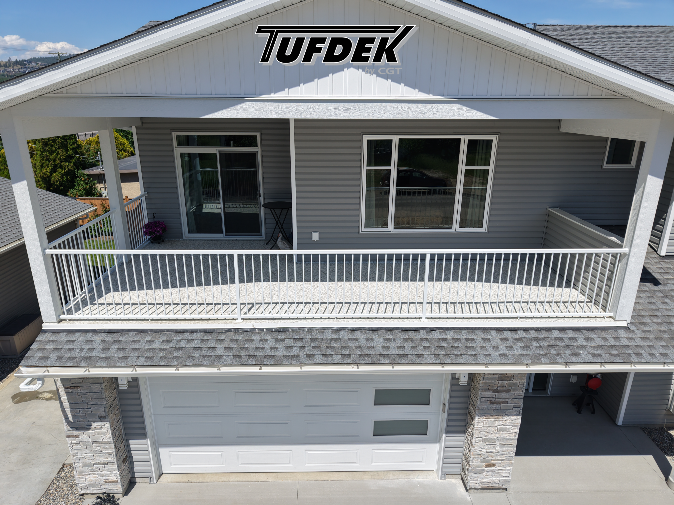 Tufdek roof deck sanibel marble